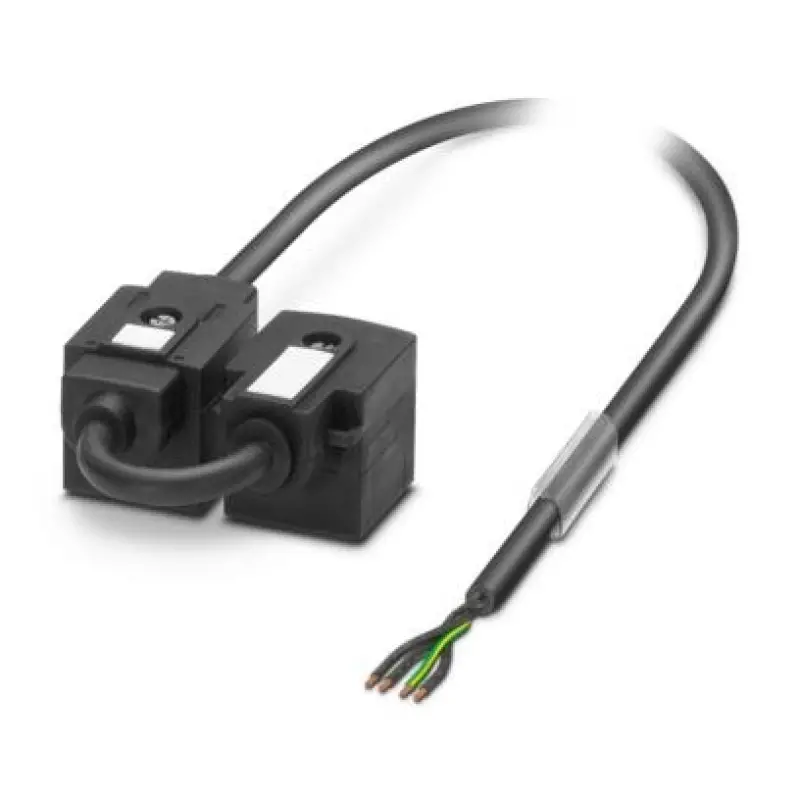 SAC- 5,0/0,2-116/2XA-1L-Z - Double valve connector cable