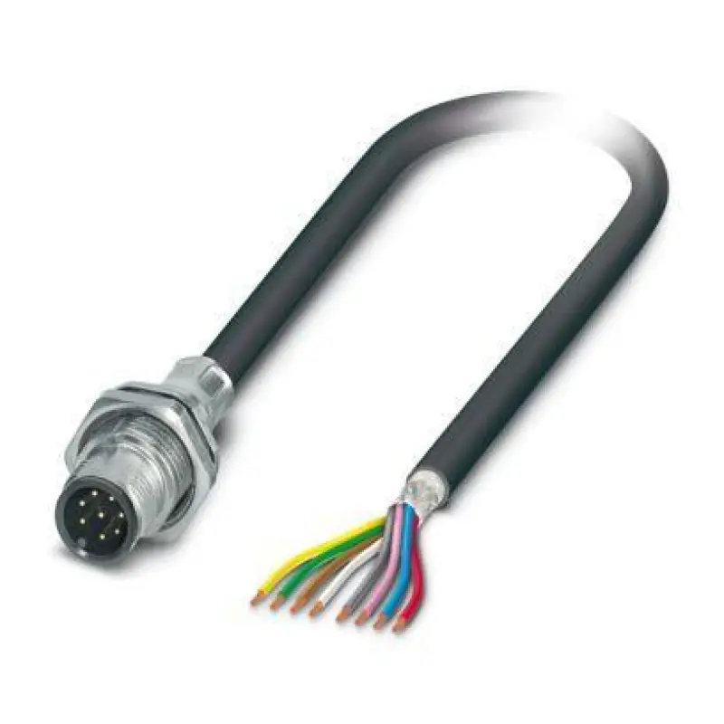 SACCBP-MS-8CON-M16/1,0-PUR SCO - Device connector rear mounting