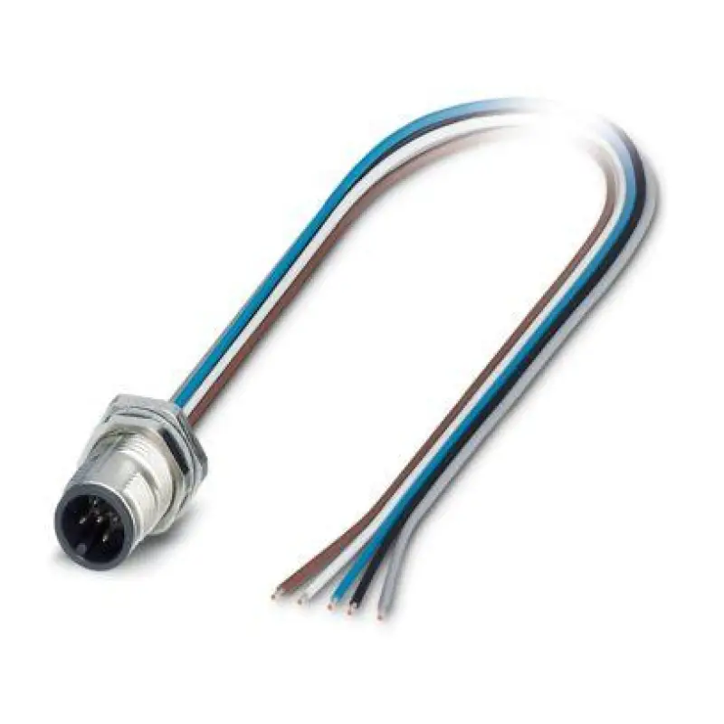 SACC-DSI-MS-5CON-M12/0,5 SCO - Device connector rear mounting