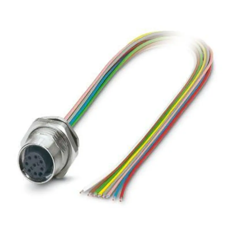SACC-DSI-M12FS-8CON-M16/0,5 - Device connector rear mounting