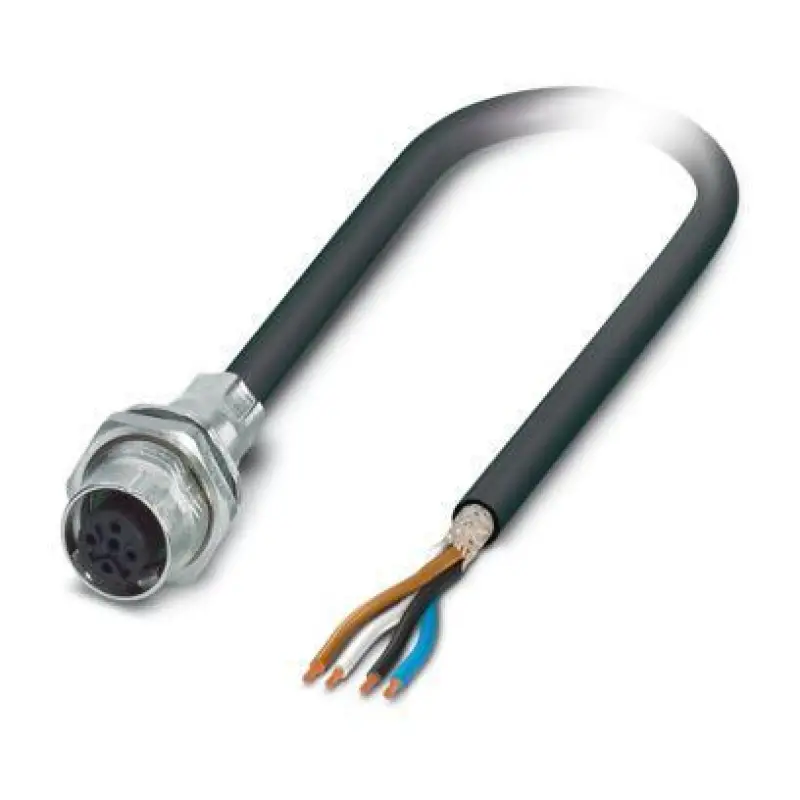 SACCBP-FS-4CON-M16/1,0-PUR SCO - Device connector rear mounting