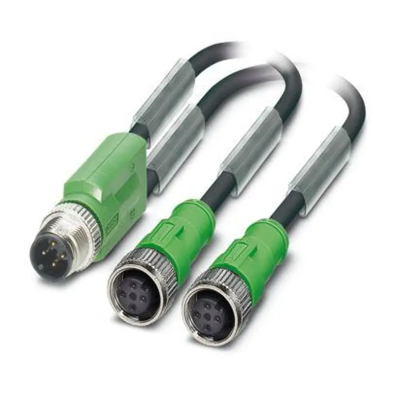 SAC-3P-M12Y/2X3,0-PUR/M12FS B - Sensor/actuator cable