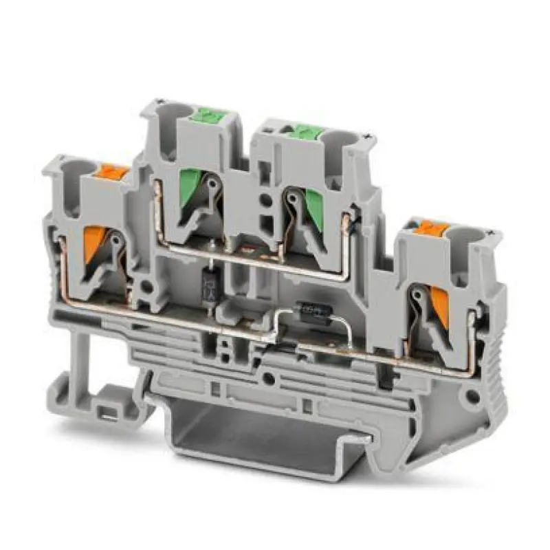 PTTB 2,5-2DIO/O-UL/UR-UL/U-OG/O-GN - Component terminal block