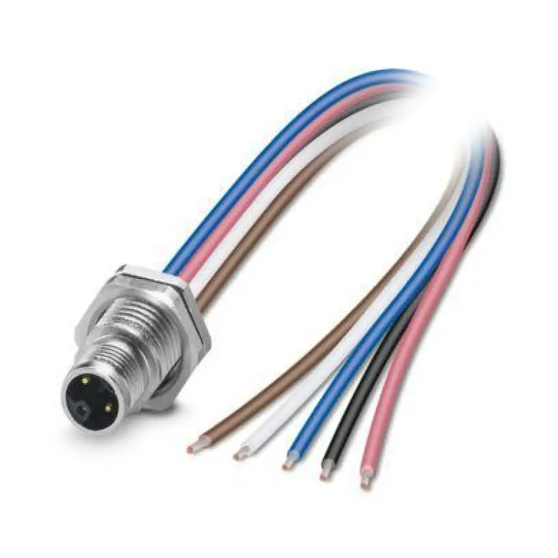 SACC-DSI-M12MSL-4FE-M16XL/0,2 - Device connector rear mounting