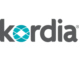 Kordia logo Teal grey
