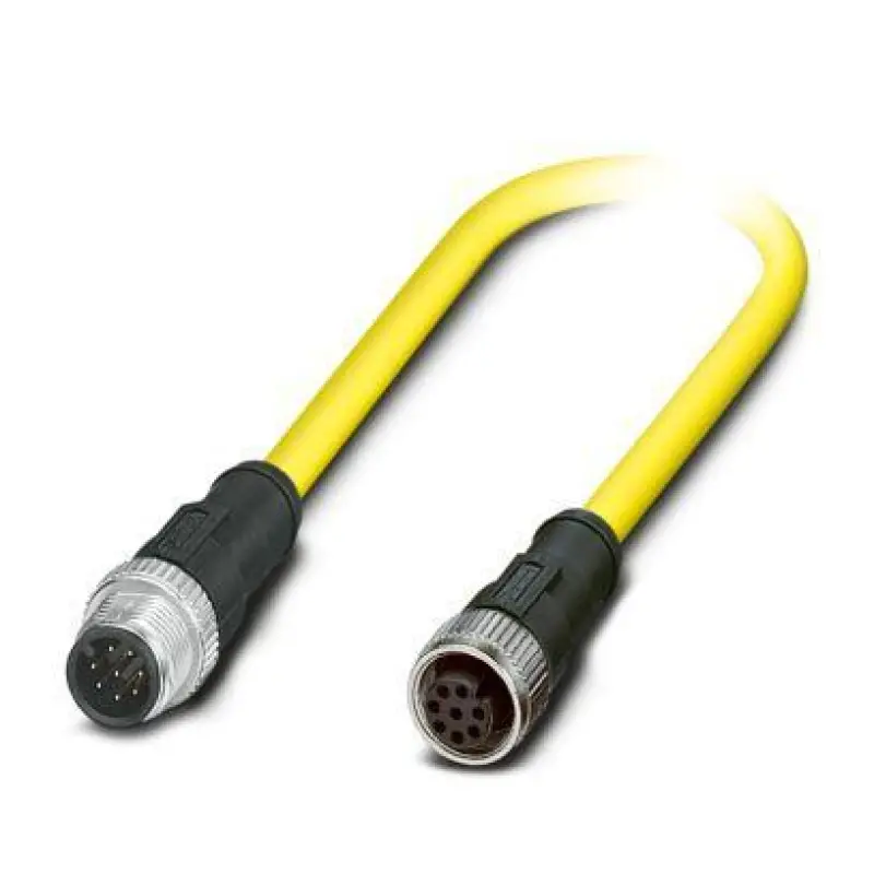 SAC-8P-M12MS/15,0-542/M12FS BK - Sensor/actuator cable
