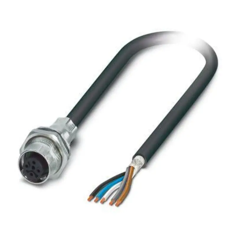SACCBP-FS-5CON-M16/2,0-PUR SCO - Device connector rear mounting