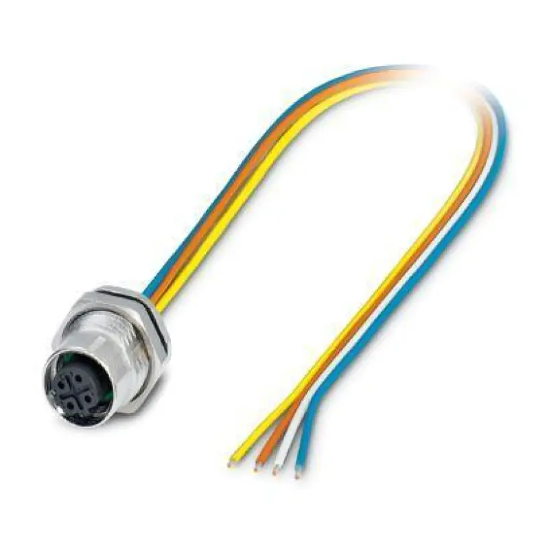 SACC-DSI-M12FSD-4CON-M16/0,5 - Device connector rear mounting
