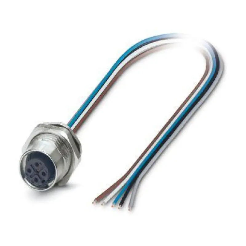 SACC-DSI-M12FS-5CON-M16/0,5 - Device connector rear mounting