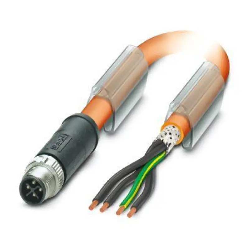 SAC-4P-M12MSS/ 3,0-PUR PE SH - Power cable