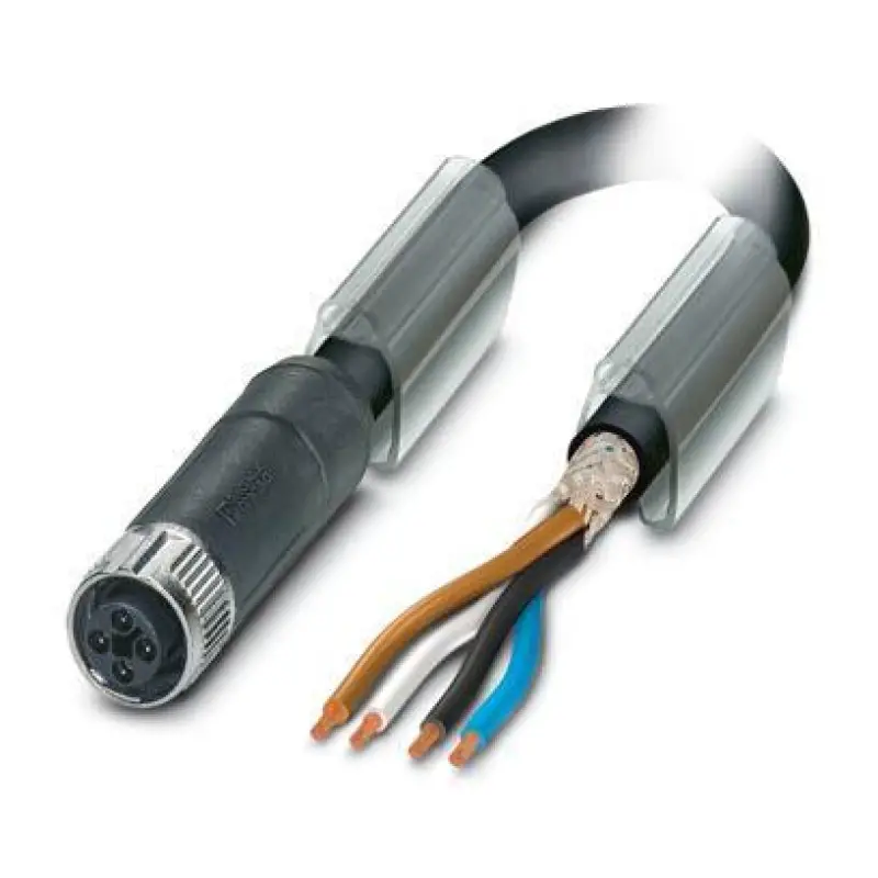 SAC-4P-5,0-PUR/M12FST SH - Power cable