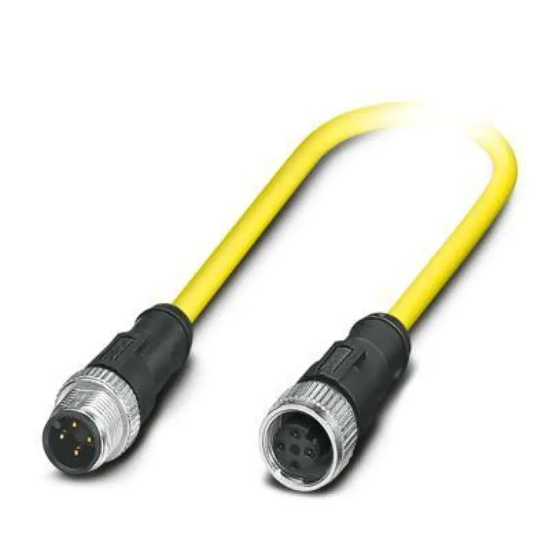 SAC-4P-M12MS/ 5,0-547/M12FS BK - Sensor/actuator cable