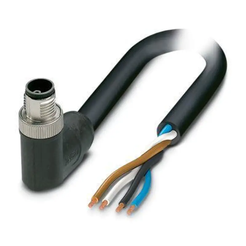 SAC-4P-M12MRL/ 5,0-PUR - Power cable