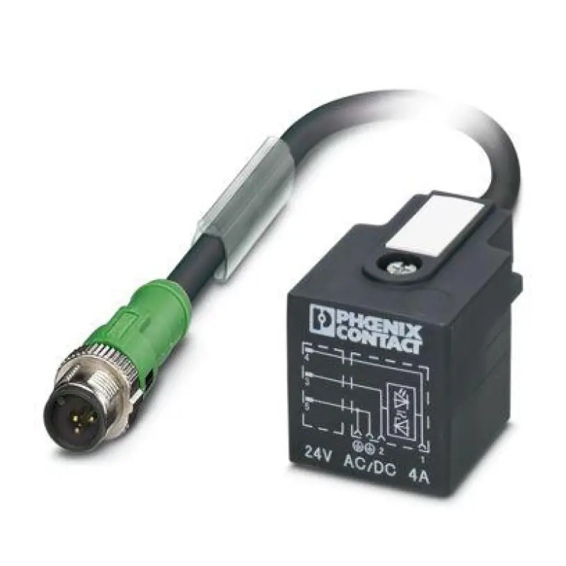 SAC-3P-MS/ 0,6-PUR/A-1L-Z SCO - Sensor/actuator cable