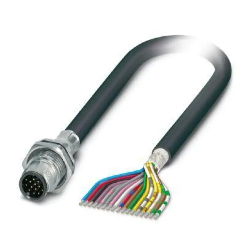 SACCBP-MS-17CON-M16/1,0-PVCSCO - Device connector rear mounting