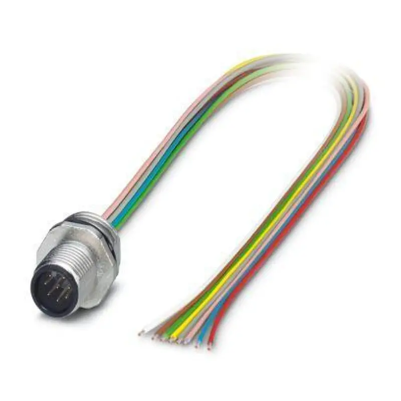 SACC-E-M12MS-8CON-PG9/0,5 - Device connector front mounting