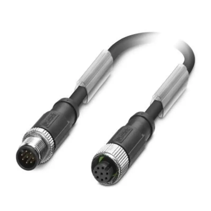 SAC-8P-M12MS/ 0,6-PUR/M12FS SH - Sensor/actuator cable