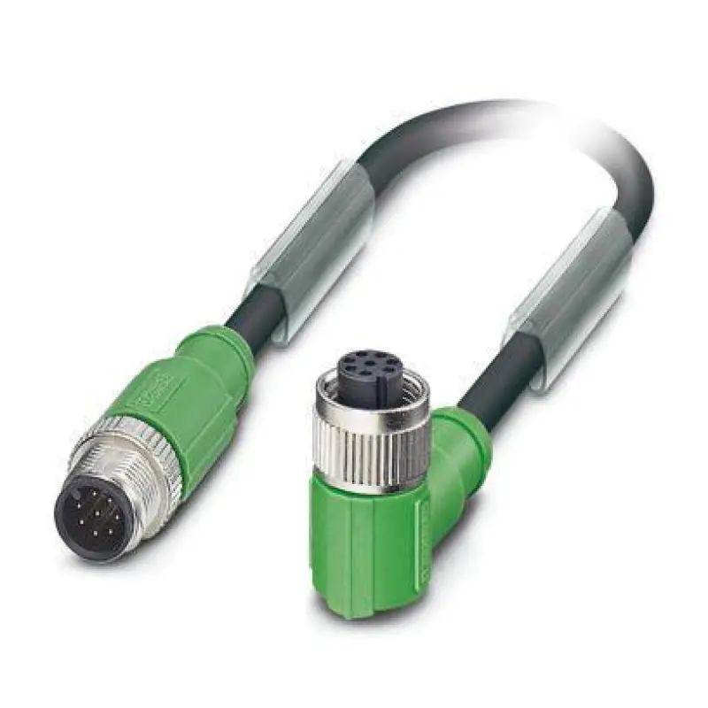 SAC-8P-M12MS/ 0,3-PUR/M12FR SH - Sensor/actuator cable