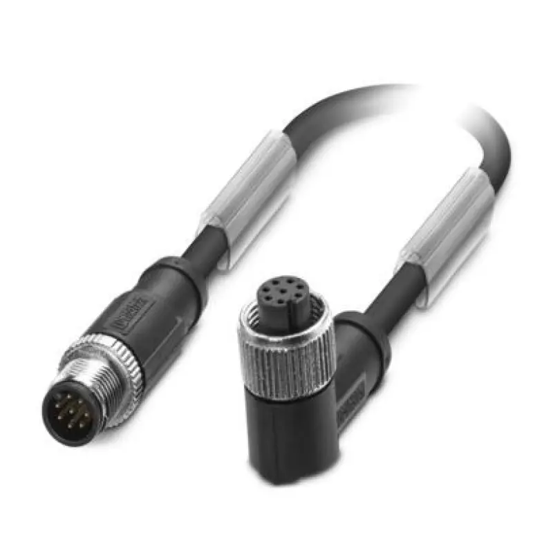 SAC-8P-M12MS/ 3,0-PUR/M12FR SH - Sensor/actuator cable