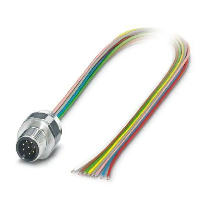 SACC-EC-M12MS-8CON-PG 9/0,5 VA - Device connector front mounting