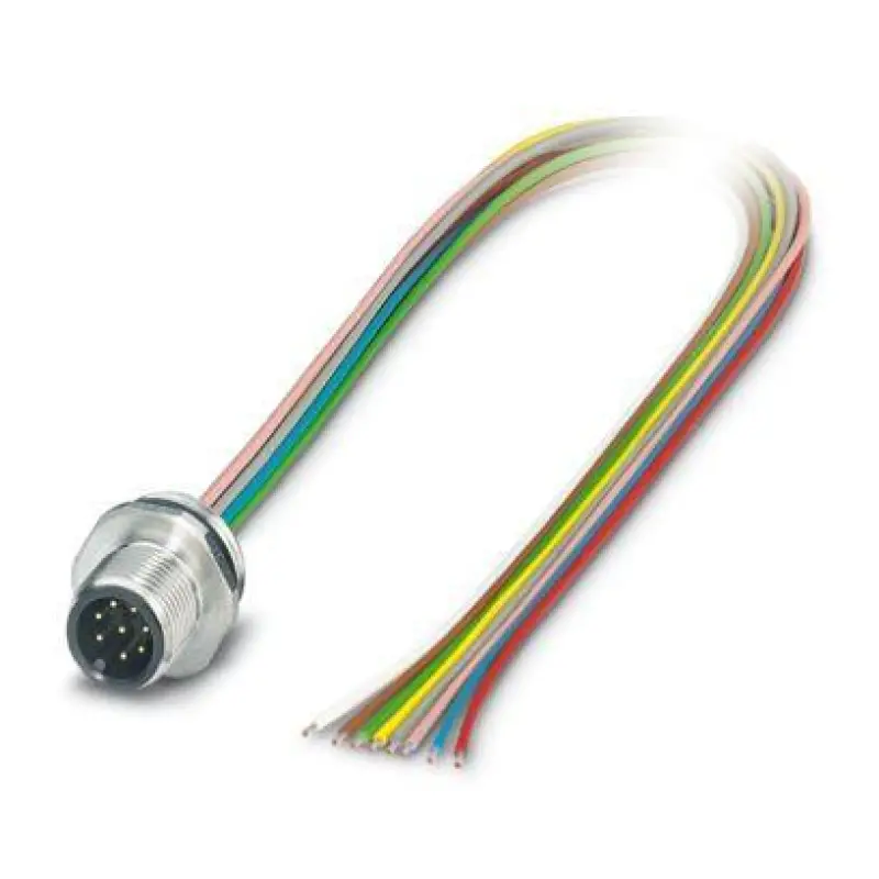 SACC-E-M12MS-8CON-PG 9/0,5 VA - Device connector front mounting