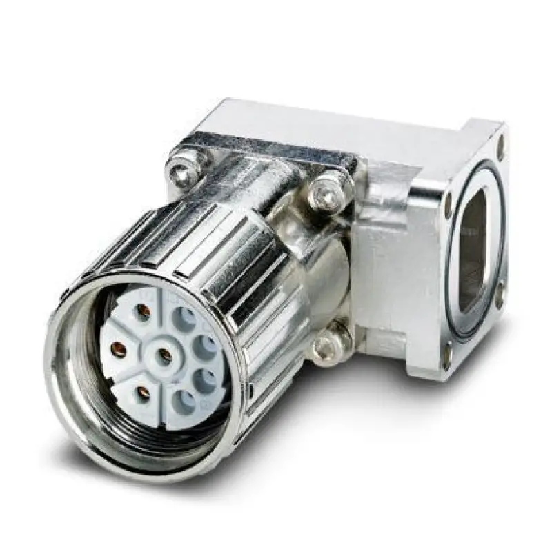 SF-7ES1N8AYW00 - Device connector front mounting with knurled nut