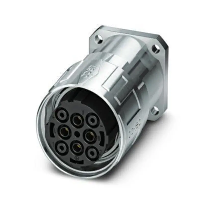 SM-7ES1N8AY000S - Device connector front mounting with knurled nut