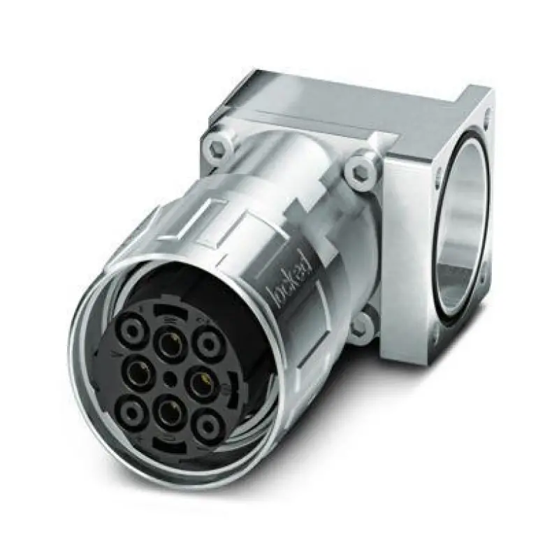 SM-5ES1N8AYW00S - Device connector front mounting with knurled nut