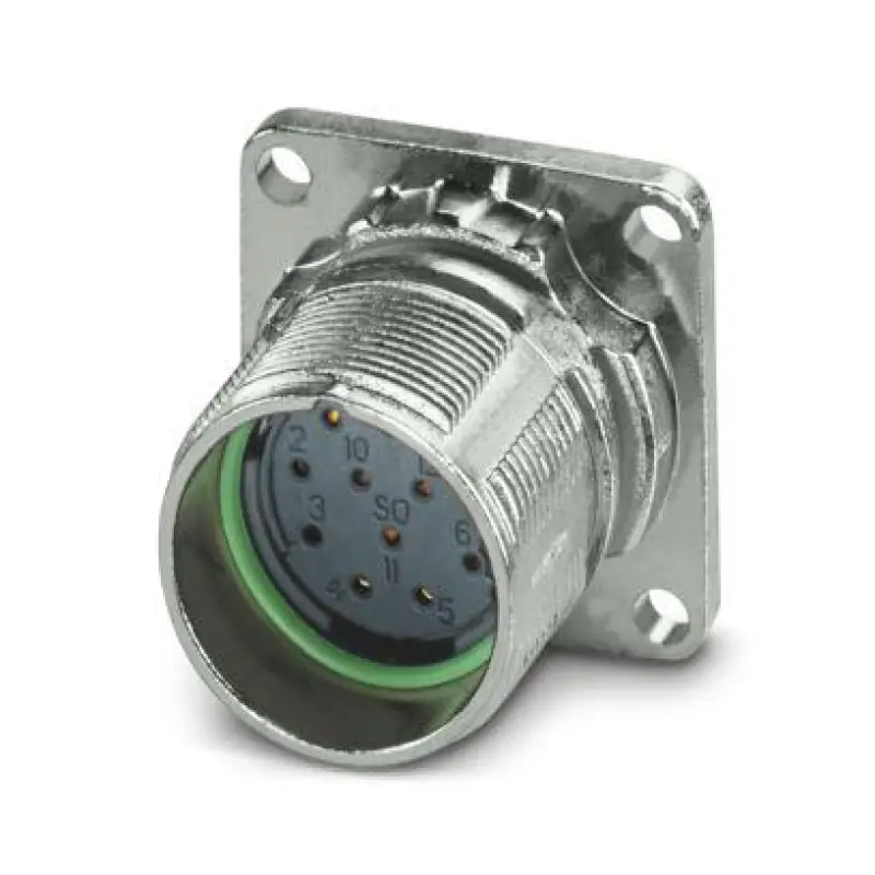 M23-12S1N8AW600S - Device connector front mounting