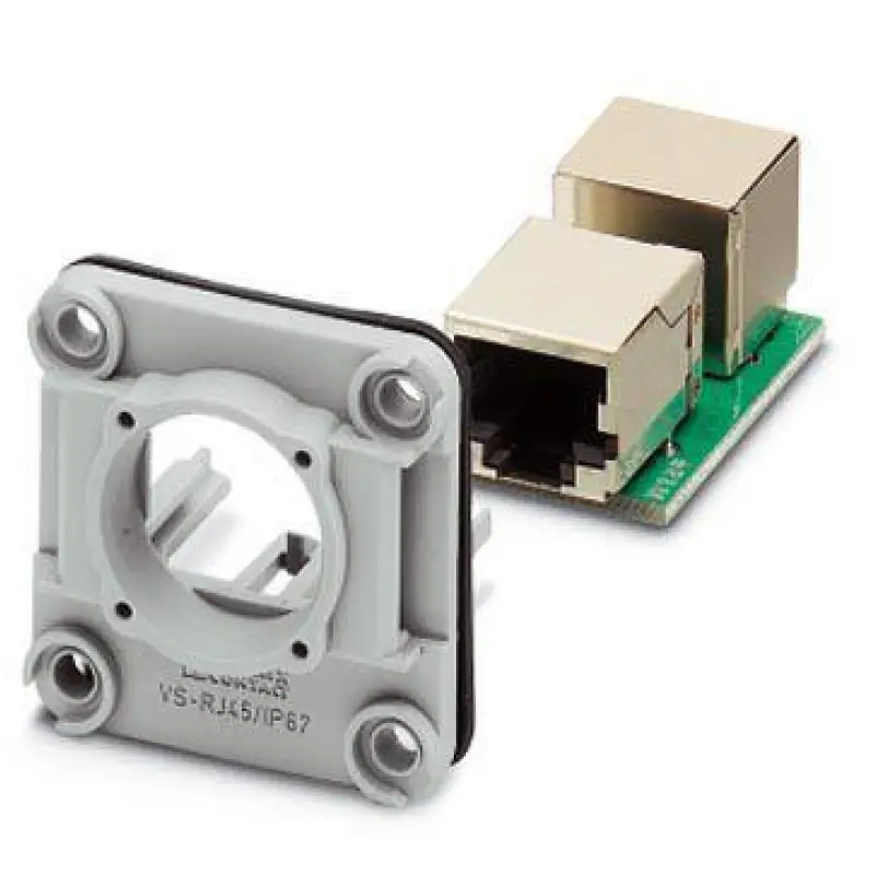 VS-08-A-RJ/MOD-F-IP67-SET-BU - Panel-mount frame