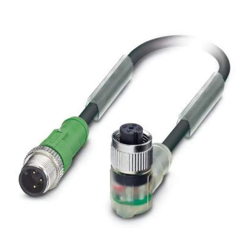 SAC-3P-M12MS/0,3-PUR/M12FR-2LB - Sensor/actuator cable