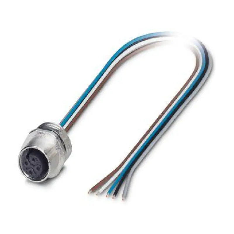 SACC-E-M12FS-5CON-PG9/0,5 - Device connector front mounting