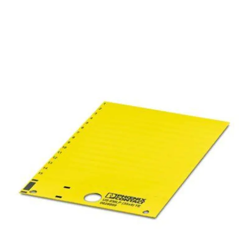 US-EMLP (35X9) YE - Plastic label
