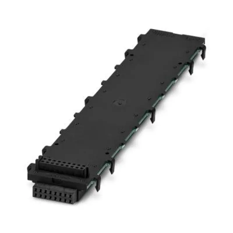 HBUS 161,6-16P-1S BK - DIN rail bus connectors
