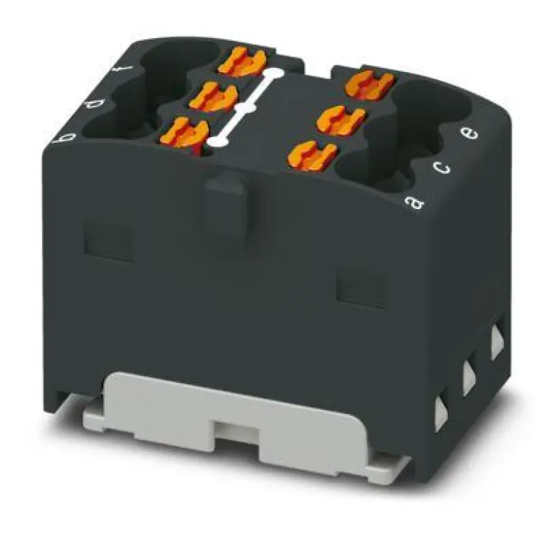 PTFIX 6X1,5 BK - Distribution block