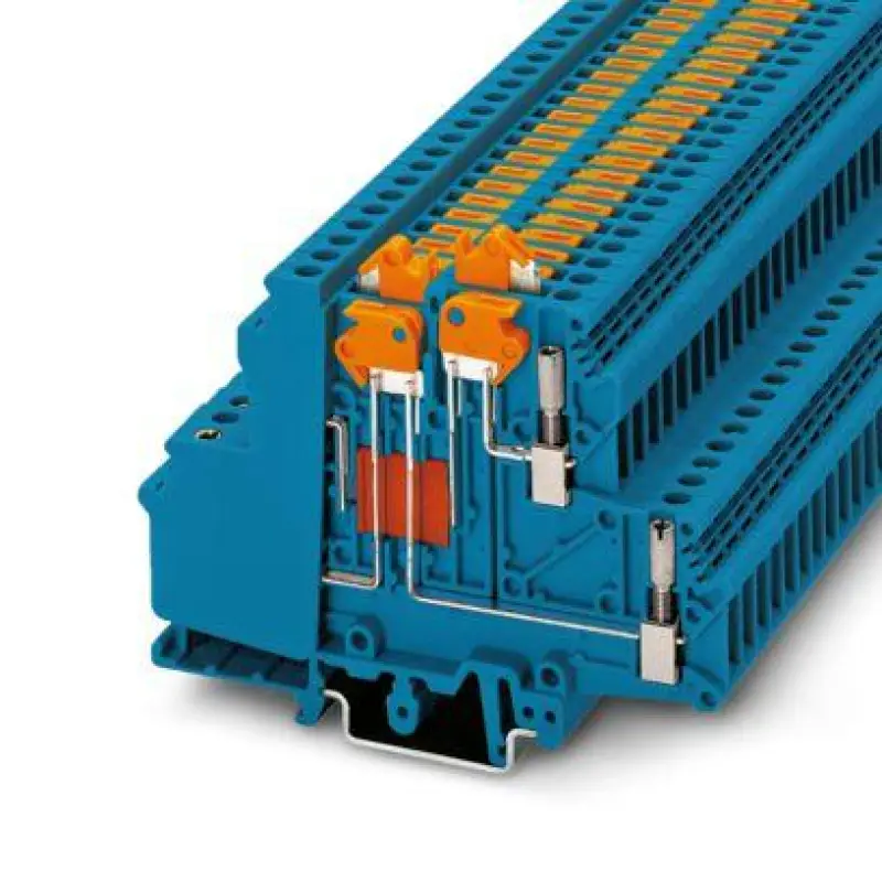 UDMTK 5-P/P BU - Knife-disconnect terminal block