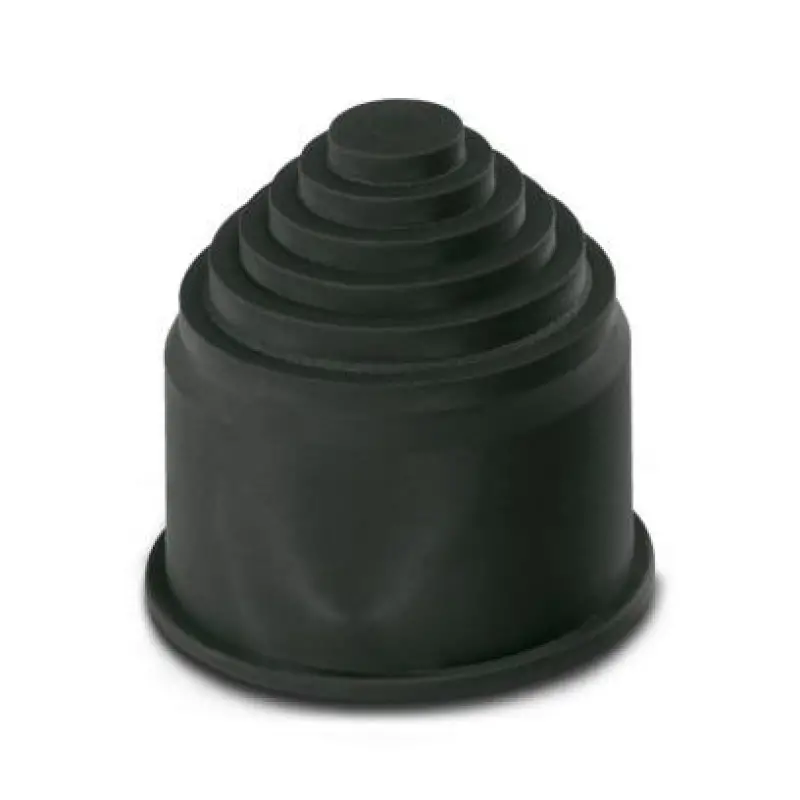 WP-EC TPE HF 42,5 BK - Transition sleeve from hose to cable