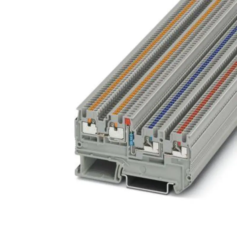 PTIO 1,5/S/3-LED 24 RD - Initiator/actuator terminal block