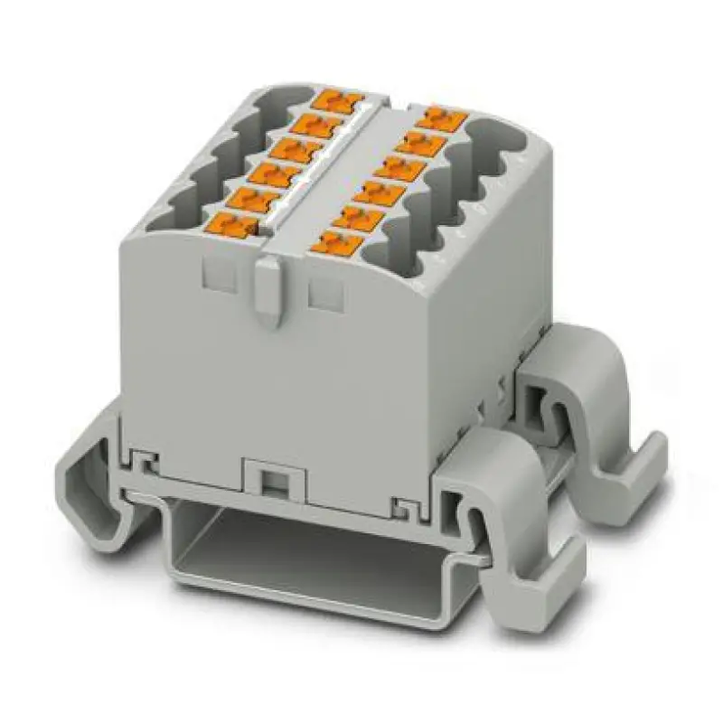 PTFIX 12X2,5-NS35A GY - Distribution block