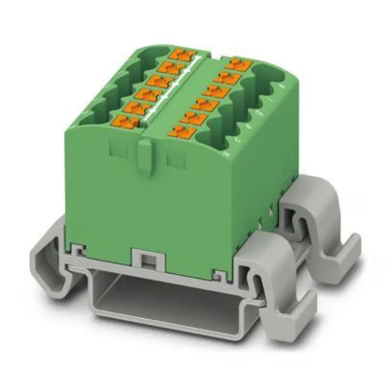 PTFIX 12X2,5-NS35A GN - Distribution block
