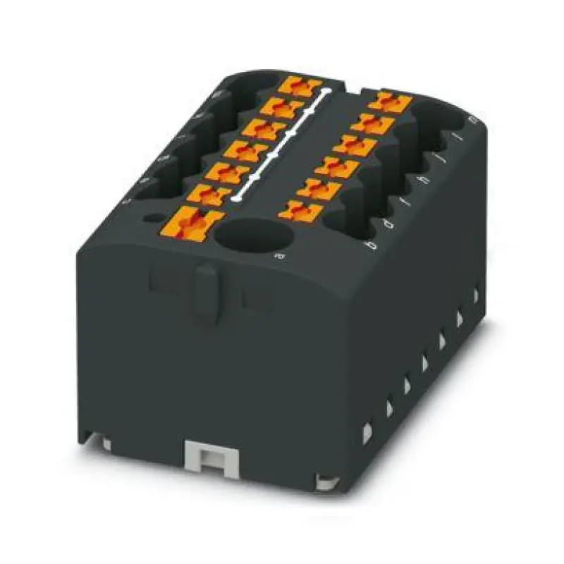PTFIX 6/12X2,5 BK - Distribution block