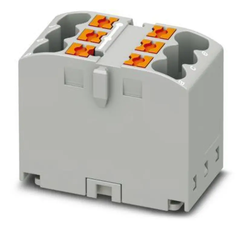 PTFIX 6X2,5-G GY - Distribution block
