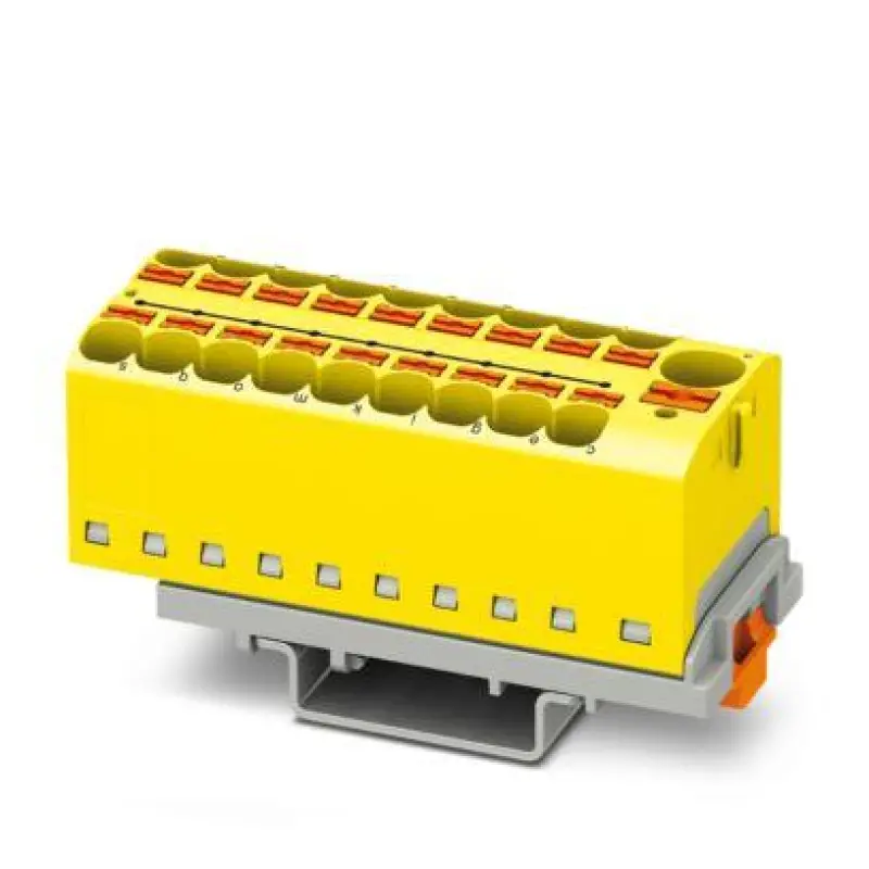 PTFIX 10/18X4-NS35 YE - Distribution block