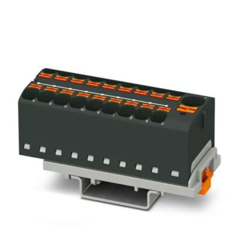 PTFIX 10/18X4-NS35 BK - Distribution block