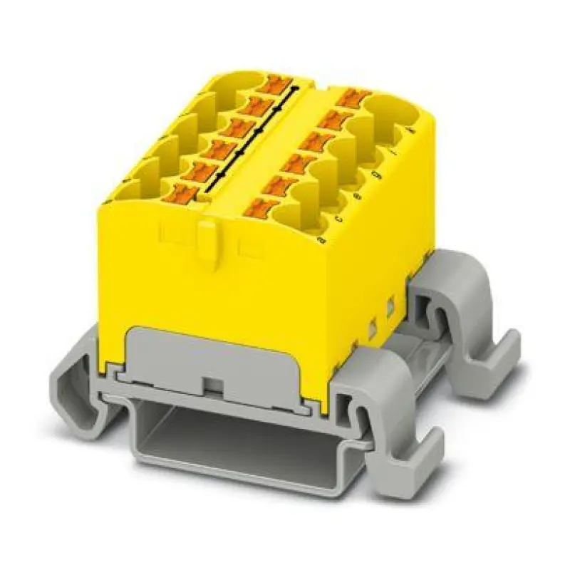 PTFIX 12X4-NS35A YE - Distribution block