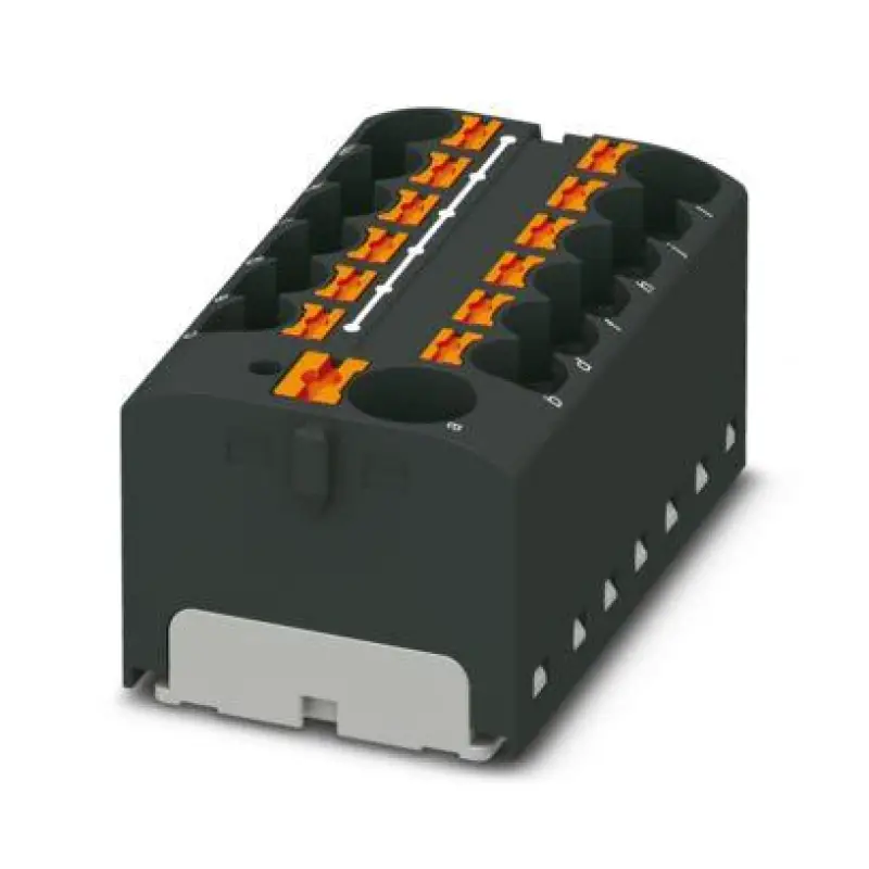 PTFIX 10/12X4 BK - Distribution block