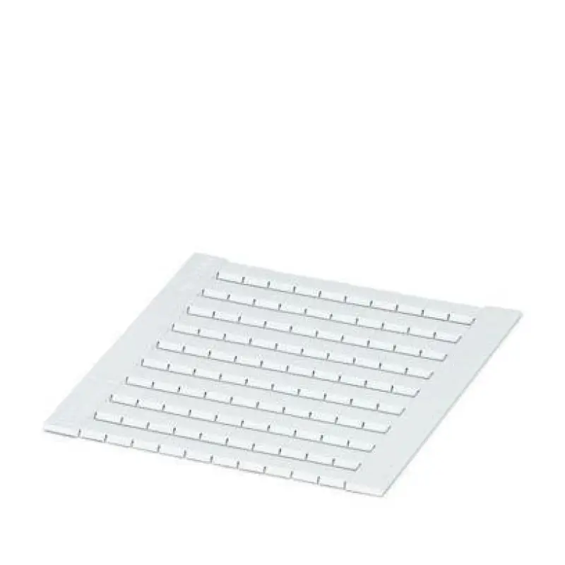 ZBFM 6/WH:UNBEDRUCKT - Flat zack marker sheet