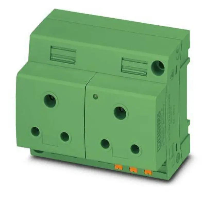 EO-D/PT/LED/DUO/GN - Double socket