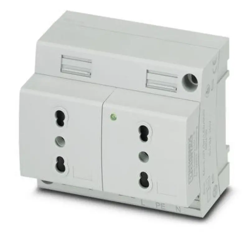EO-L/UT/SH/LED/DUO - Double socket
