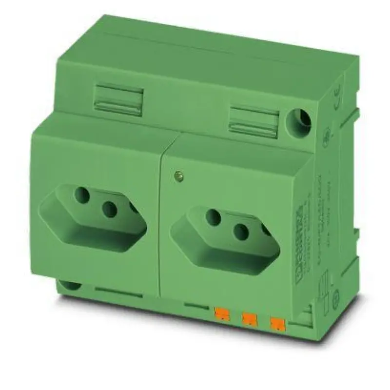 EO-N/PT/LED/DUO/GN - Double socket